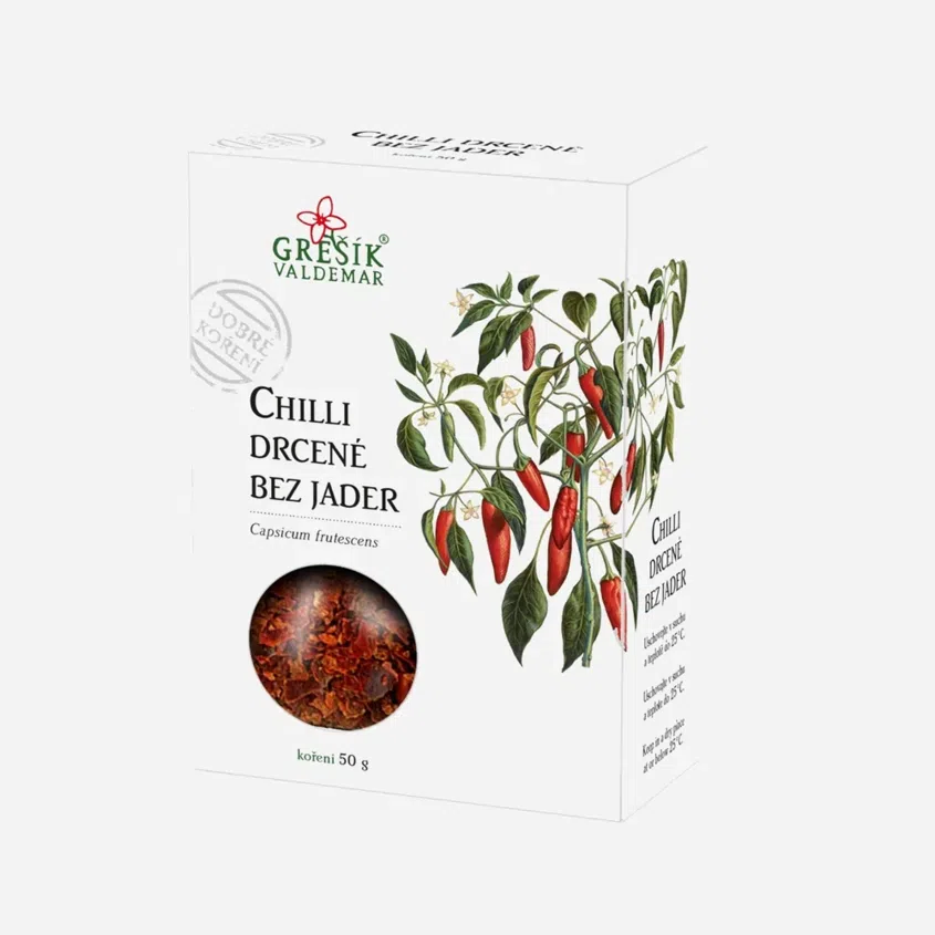 Chilli drvené bez jadier