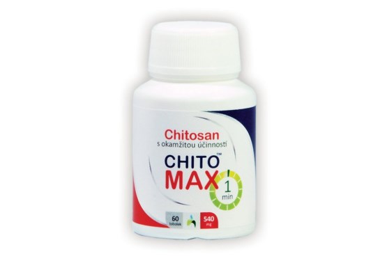 Chitosan s okamžitým účinkom - Chitomax 60 kapslí