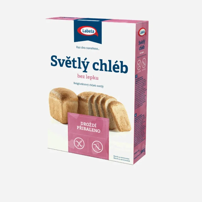 Chlieb svetlý bez lepku zmes