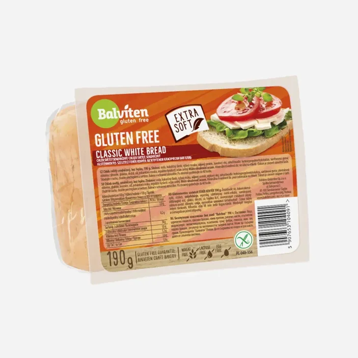 Chlieb svetlý krájaný bez lepku