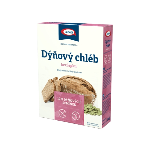 Chlieb tekvicový bez lepku - zmes