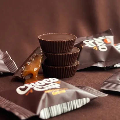 Choco Cups horká čokoláda & karamel