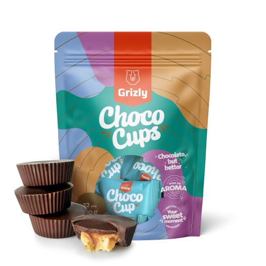 Choco Cups horká čokoláda & pistácie