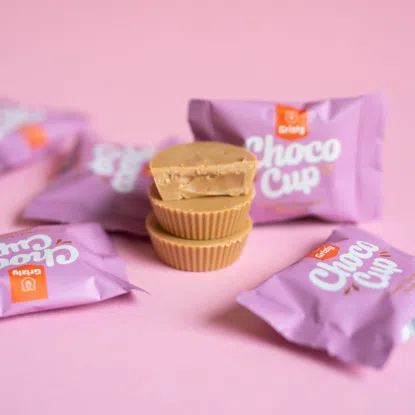 Choco Cups karamelová čokoláda & lieskovoorieškový krém