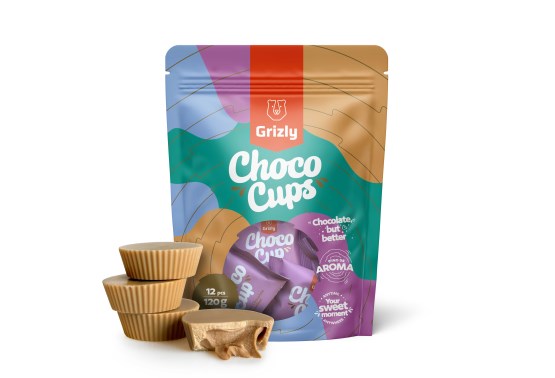 Choco Cups karamelová čokoláda & lieskovoorieškový krém