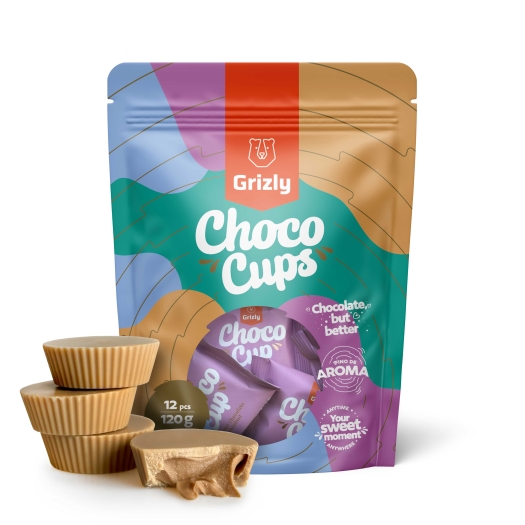 Choco Cups karamelová čokoláda & lieskovoorieškový krém