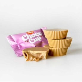 Choco Cups karamelová čokoláda & lieskovoorieškový krém