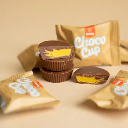 Choco Cups mliečna čokoláda & mango