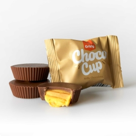 Choco Cups mliečna čokoláda & mango