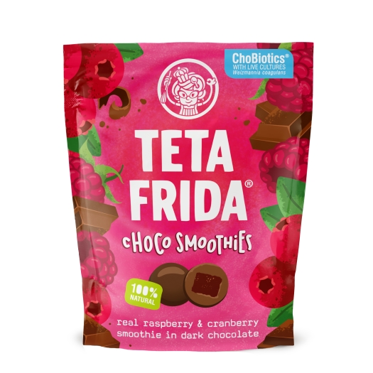 Choco Smoothies pravé maliny a brusnice v horkej čokoláde