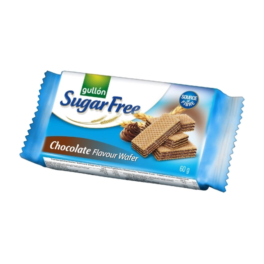 Chocolate wafer Oblátky plnené čokoládovým krémom, bez cukru, sa sladidlami