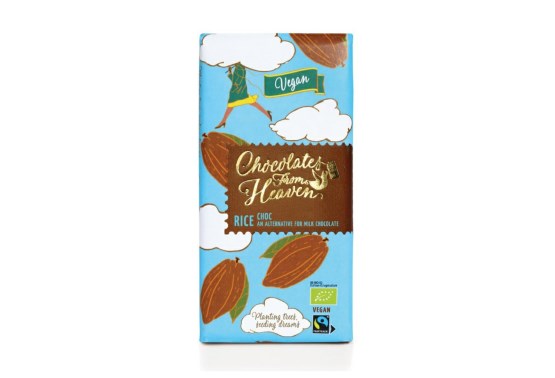 Chocolates From Heaven Ryžová VEGAN čokoláda 44% BIO