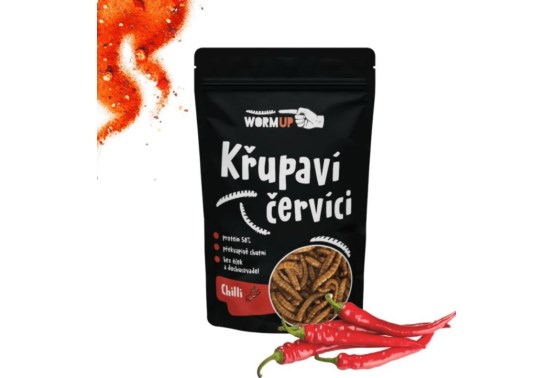 Chrumkavé červíky s chilli