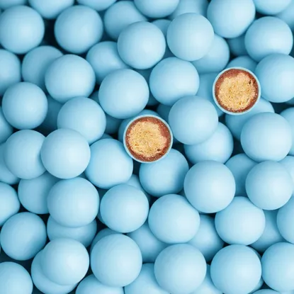 Chrumkavé guličky modré