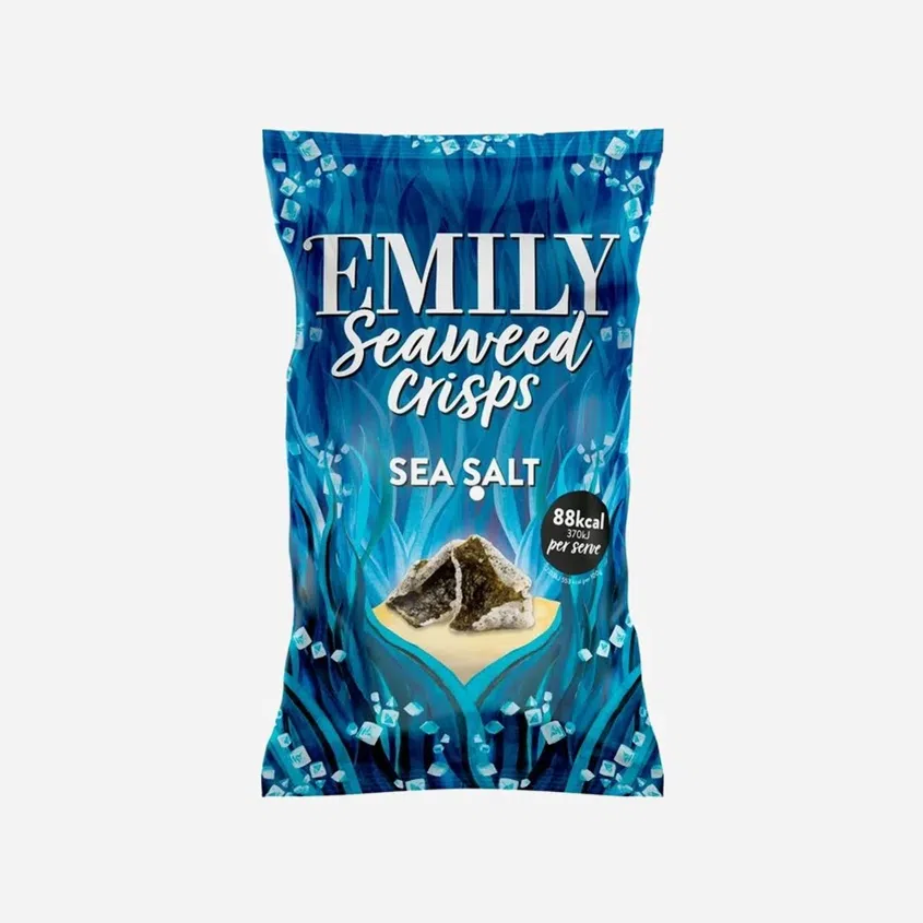 Chrumkavé morské riasy morská soľ