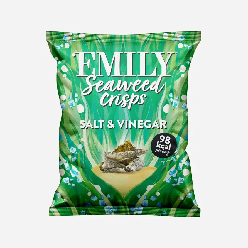 Chrumkavé morské riasy soľ a ocot