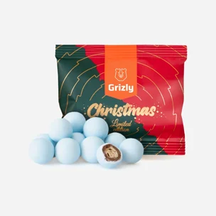 Chrumkavé snehové guličky modré