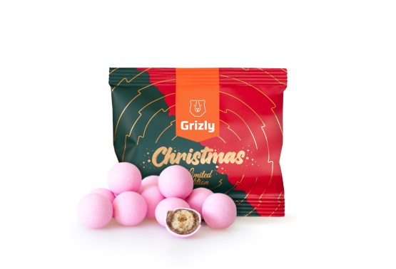 Chrumkavé snehové guličky ružové