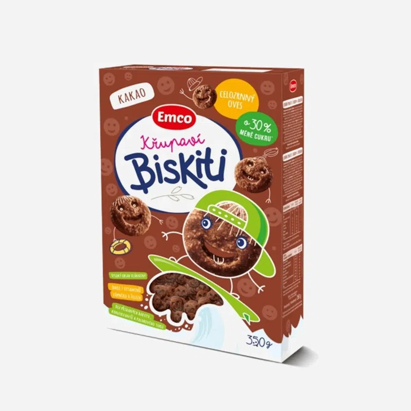Chrumkaví Biskiti kakao