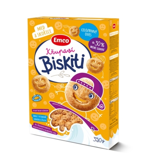 Chrumkaví Biskiti med a škorica