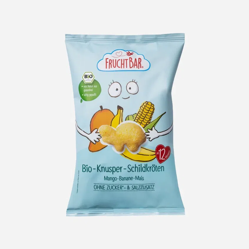 Chrumky Korytnačky - kukurica, mango a banán BIO