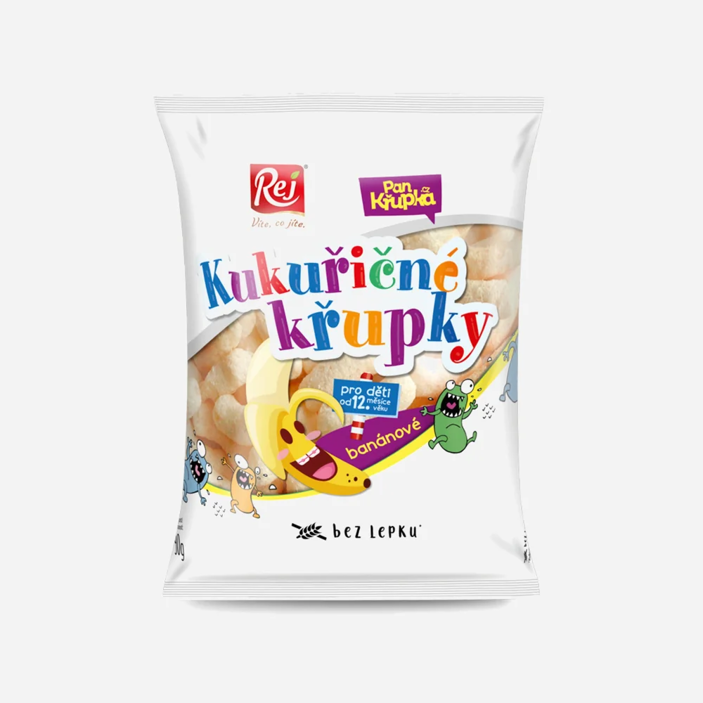 Chrumky kukuričné banánové