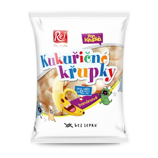 Chrumky kukuričné banánové
