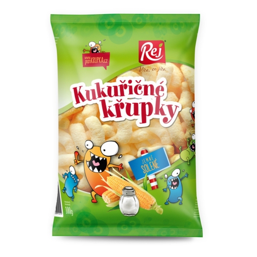 Chrumky kukuričné jemne solené