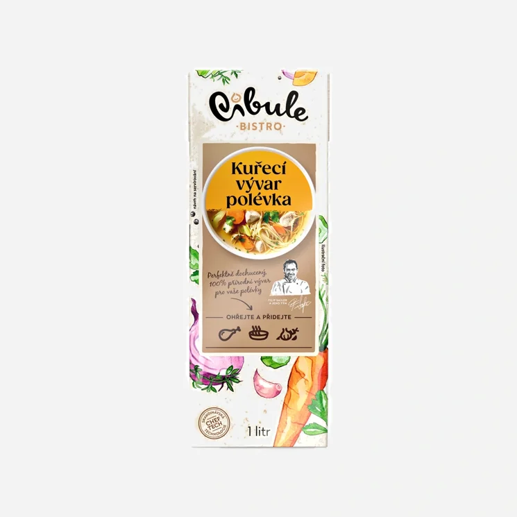 Cibule Bistro Kuřecí vývar jako polévka 1l