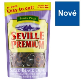Čierne olivy bez kôstky krájané