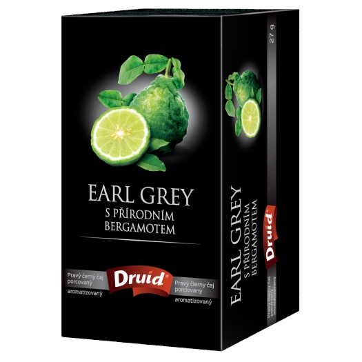 Čierny ochutený čaj Earl Grey s prírodným bergamotom
