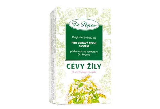 Cievy žily - porciovaný čaj 20 sáčkov