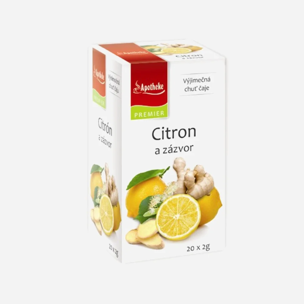 Citrón a zázvor 20 sáčkov
