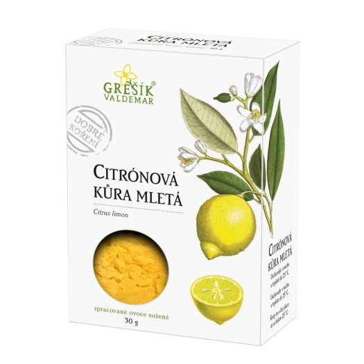 Citrónová kôra mletá