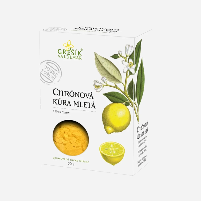 Citrónová kôra mletá