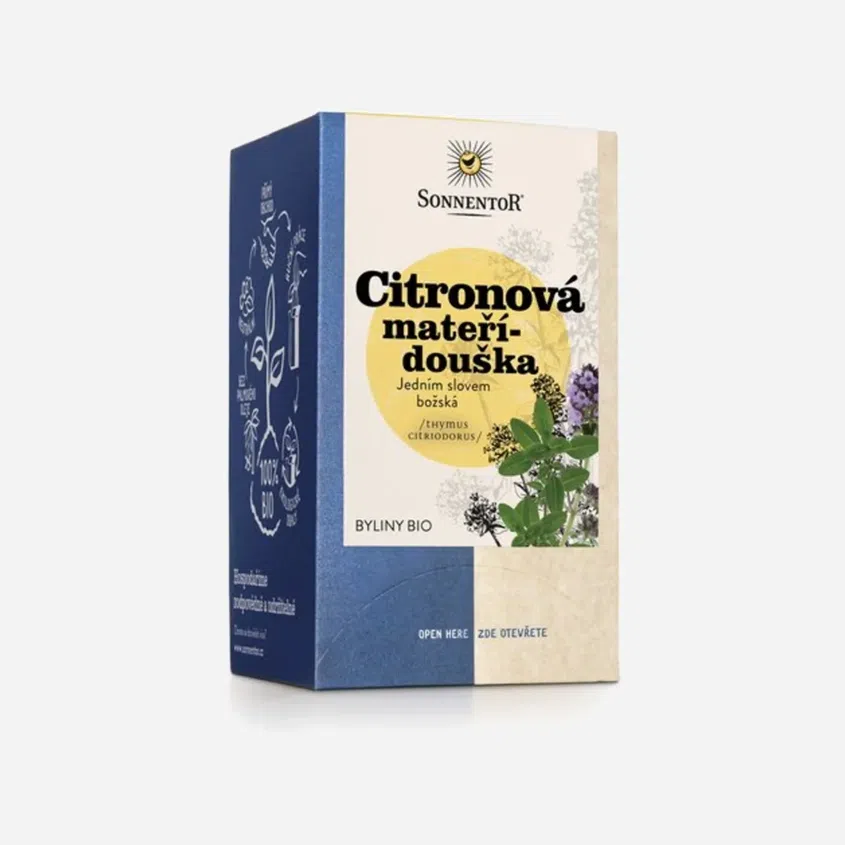 Citrónová materina dúška BIO