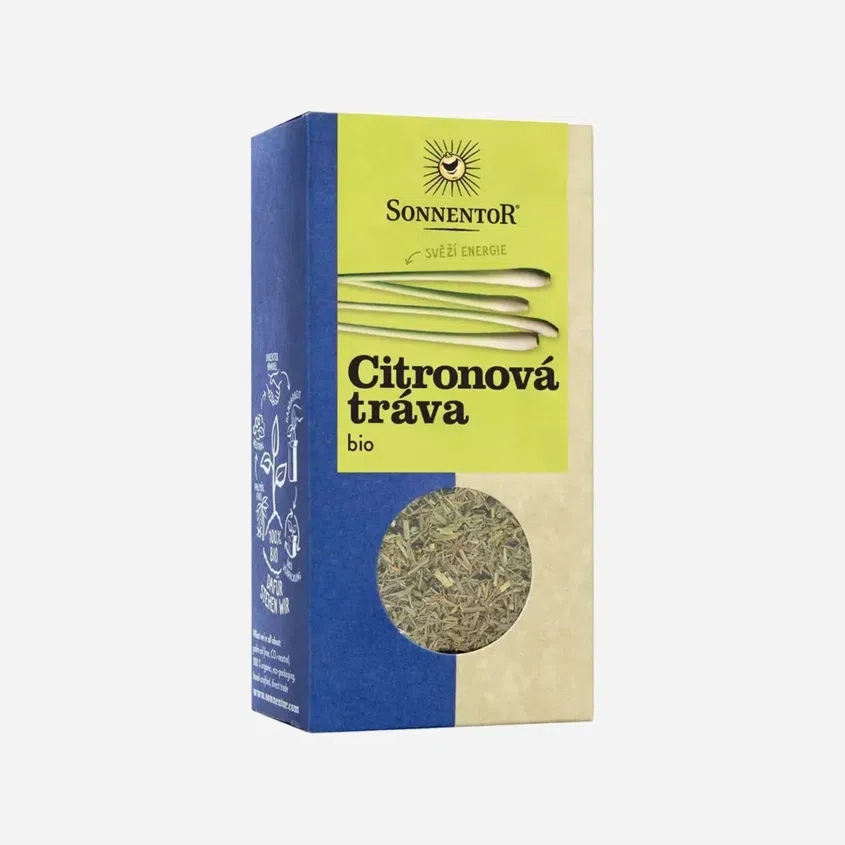 Citrónová tráva bio rezaná