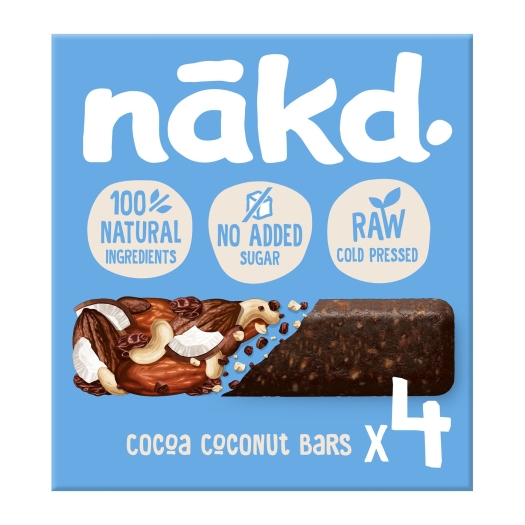 Cocoa Coconut - RAW ovocné a orechové tyčinky s kokosom 35g x 4