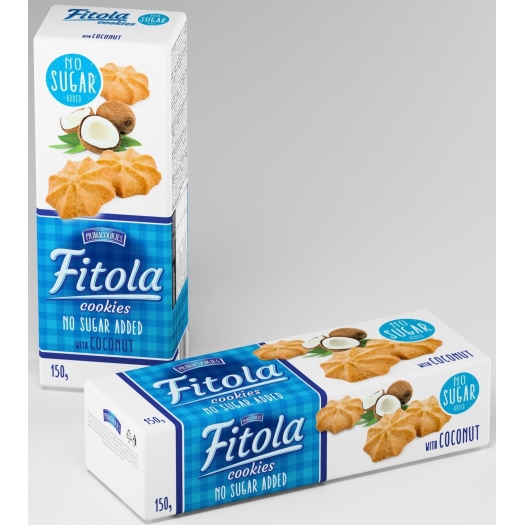 Coconut Krehké sušienky so sušeným kokosom bez pridaného cukru