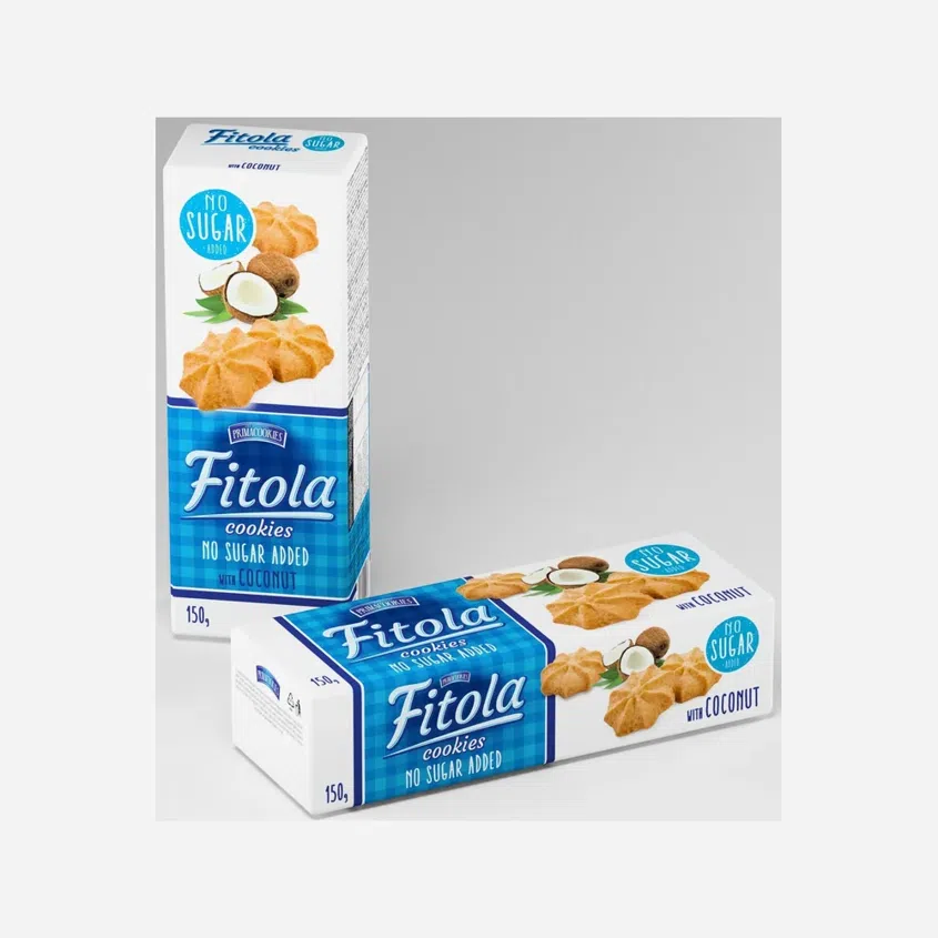 Coconut Krehké sušienky so sušeným kokosom bez pridaného cukru