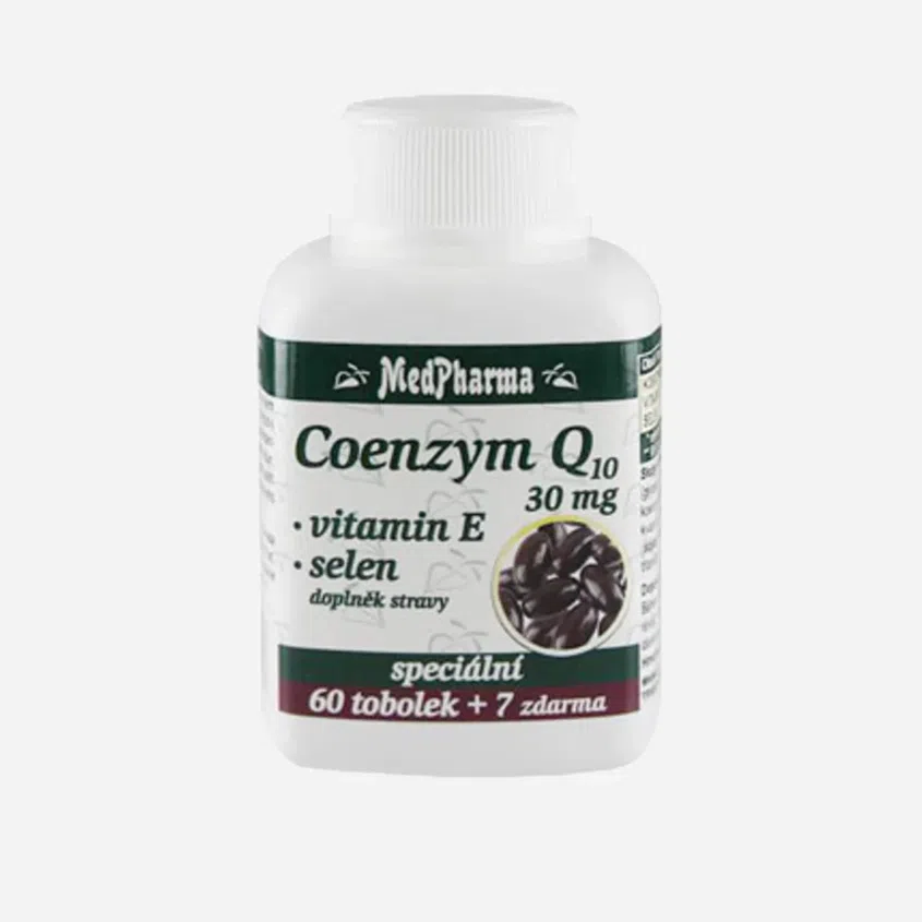 Coenzym Q10 30 mg + vit E + selén 67 tablet