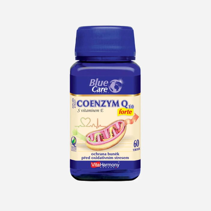Coenzym Q10 Forte (30 mg) + Vitamín E (15 mg) 60 tabliet