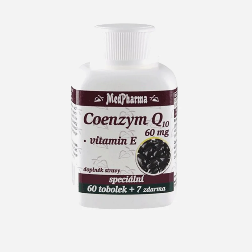COENZYM Q10 + vitamín E 60mg 67 tablet