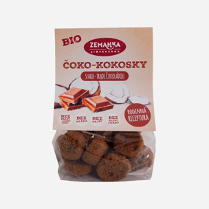 Čoko-kokosky s 60% horkou čokoládou BIO