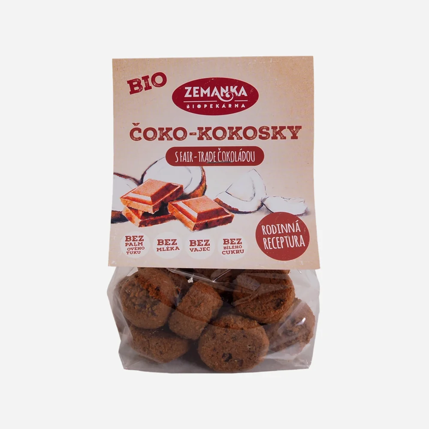 Čoko-kokosky s 60% horkou čokoládou BIO