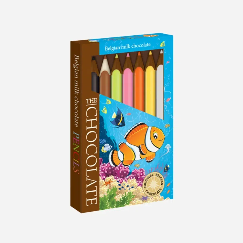 Čoko pastelky mliečne - motív ryby