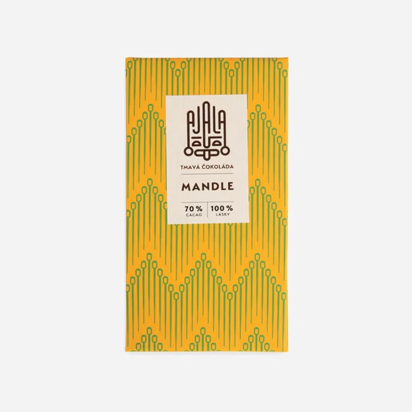 Čokoláda mandle 70 % kakaa BIO