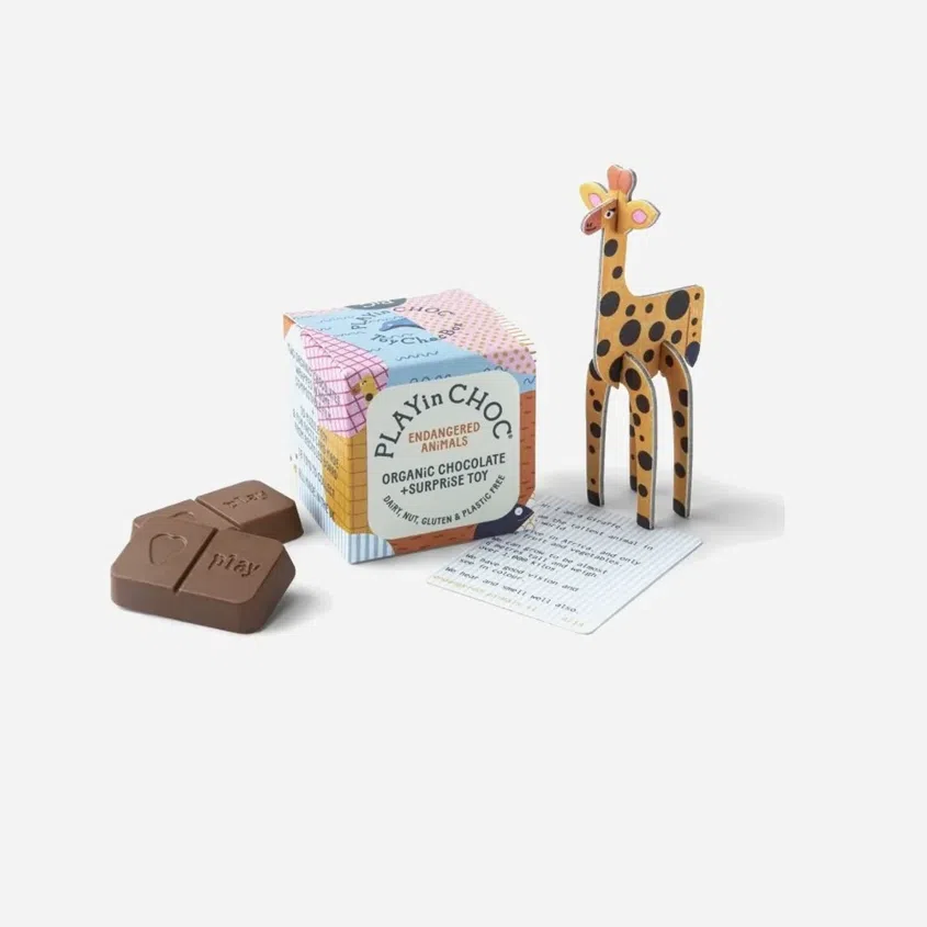 Čokoláda ohrozené zvieratká BIO