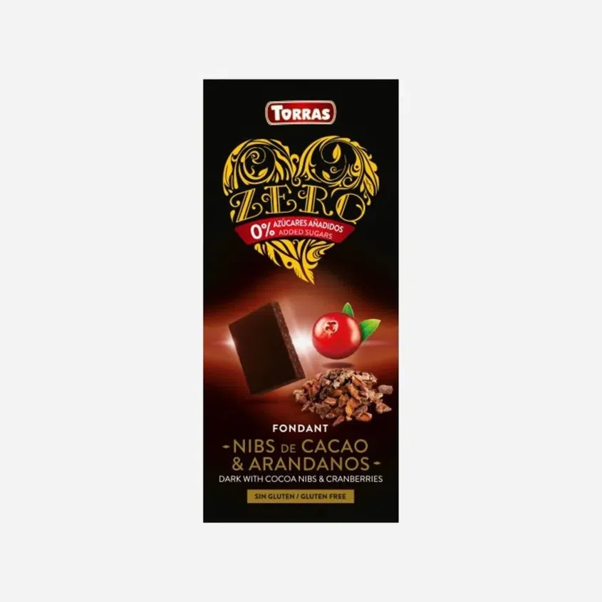 čokoláda s brusnicami Srdiečko