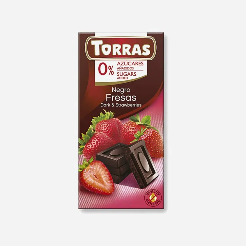 čokoláda s jahodou